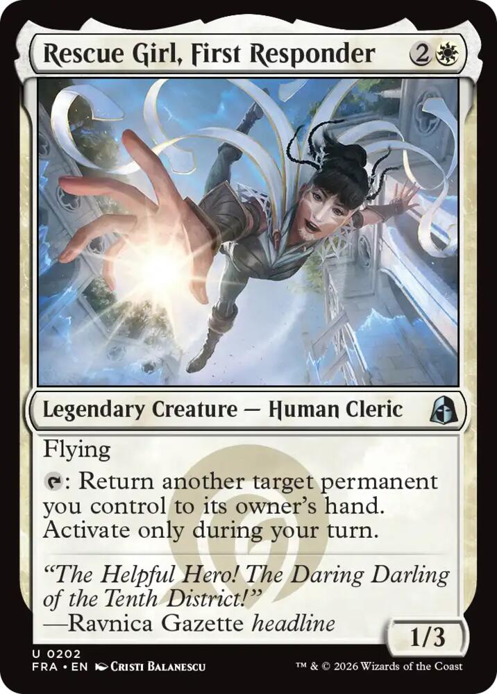 Rescue Girl, First Responder,, 202, Near Mint, Normal