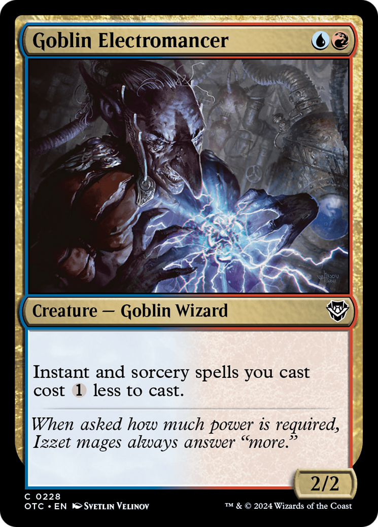 Goblin Electromancer (OTC) 228 - WZRD TCG