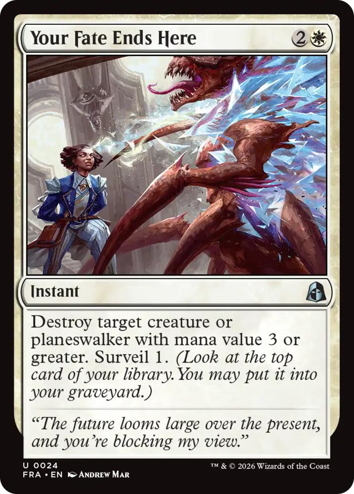Your Fate Ends Here,, 24, Near Mint, Normal