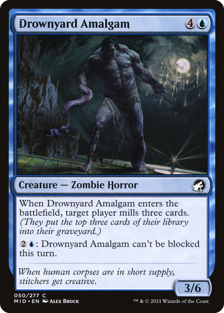 Drownyard Amalgam (MID) 50 - WZRD TCG