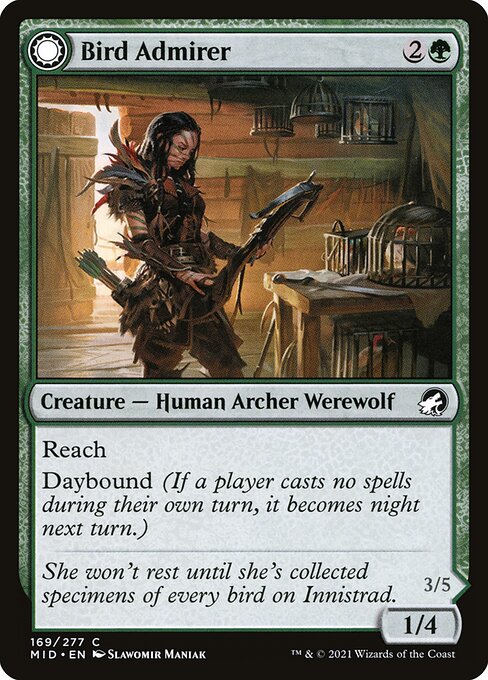 Bird Admirer // Wing Shredder (Innistrad: Midnight Hunt 169) - WZRD TCG