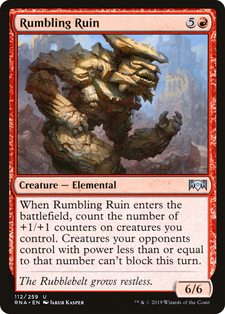Rumbling Ruin (RNA) 112 - WZRD TCG