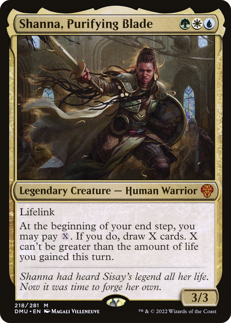 Shanna, Purifying Blade (DMU) 218