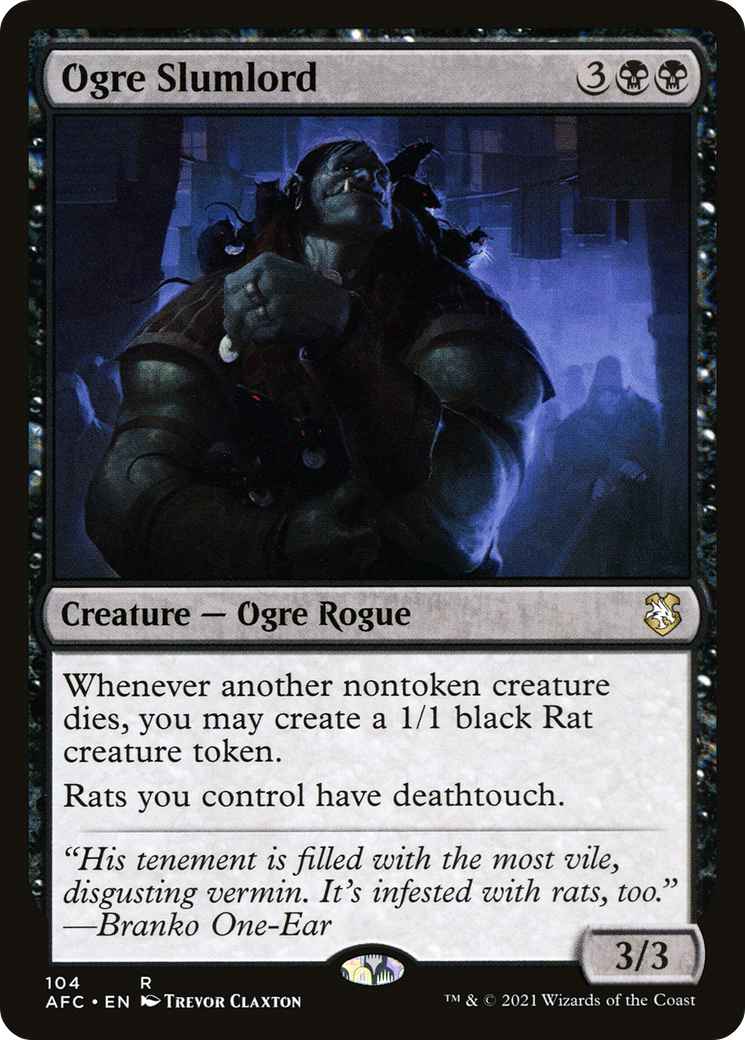 Ogre Slumlord (AFC) 104 - WZRD TCG