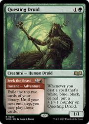 Questing Druid // Seek the Beast (WOE) 234