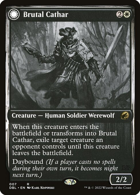 Brutal Cathar // Moonrage Brute front