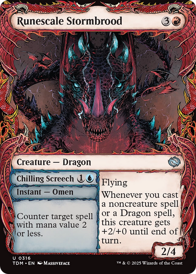 Runescale Stormbrood (DFC) (TDM) 316 - WZRD TCG