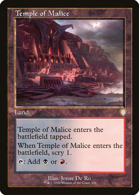 Temple of Malice front