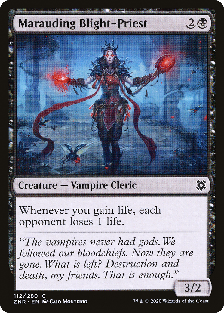 Marauding Blight-Priest (ZNR) 112 - WZRD TCG