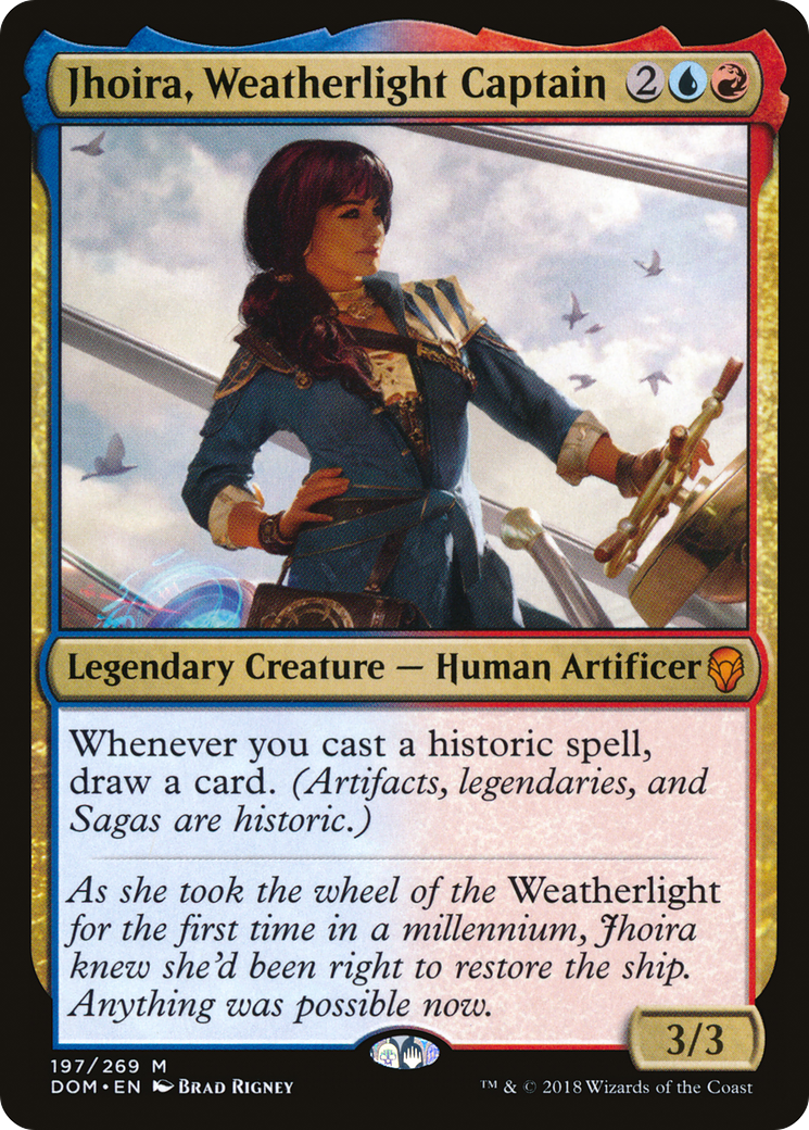 Jhoira, Weatherlight Captain (DOM) 197 - WZRD TCG