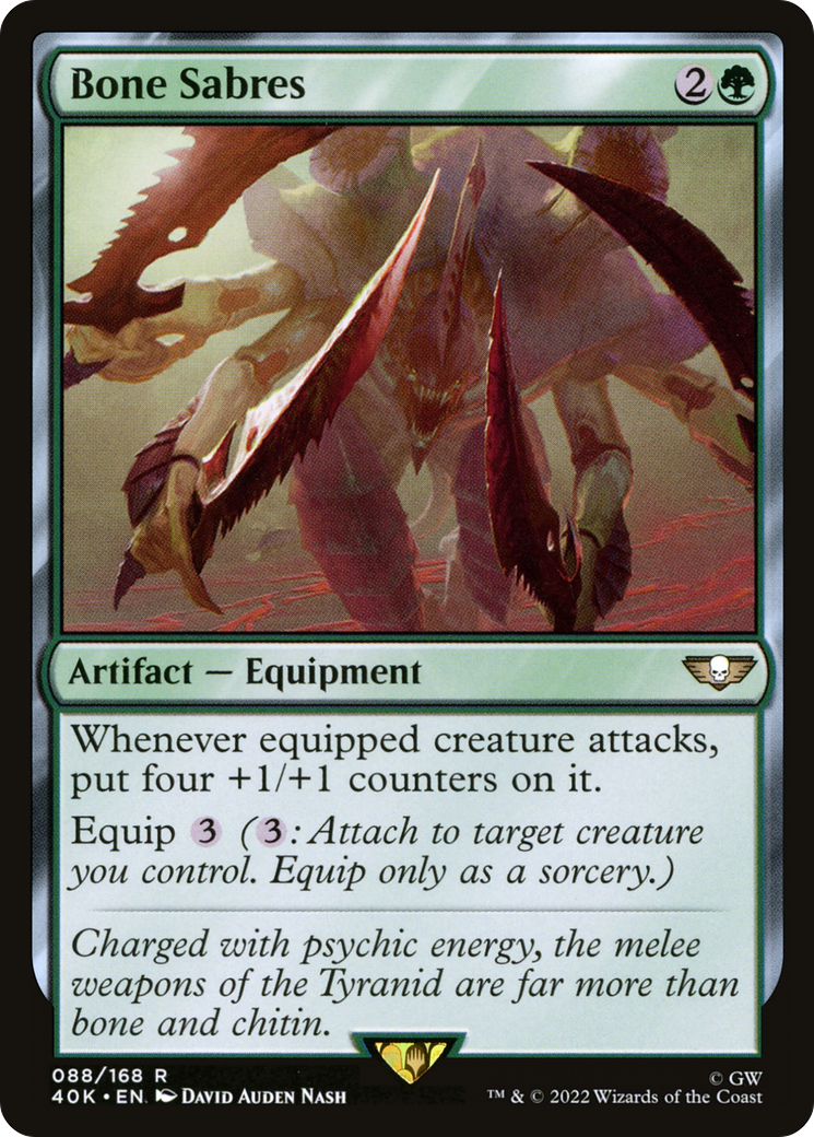 Bone Sabres (40K) 88 - WZRD TCG