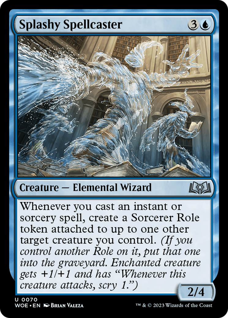 Splashy Spellcaster (WOE) 70 - WZRD TCG
