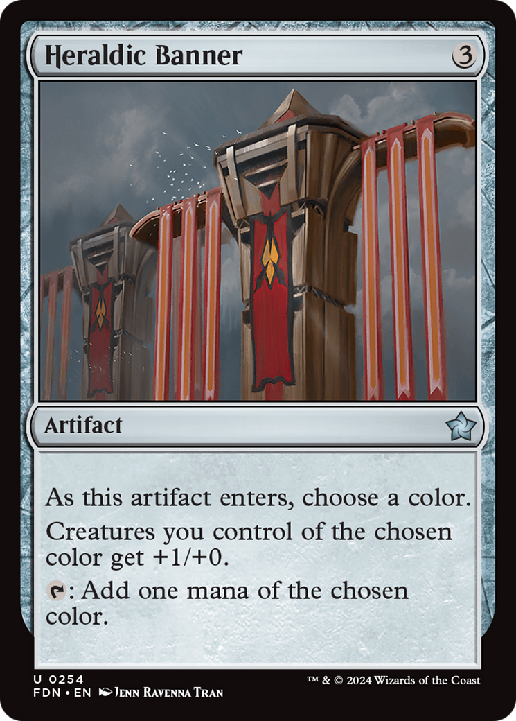 Heraldic Banner (FDN) 254 - WZRD TCG