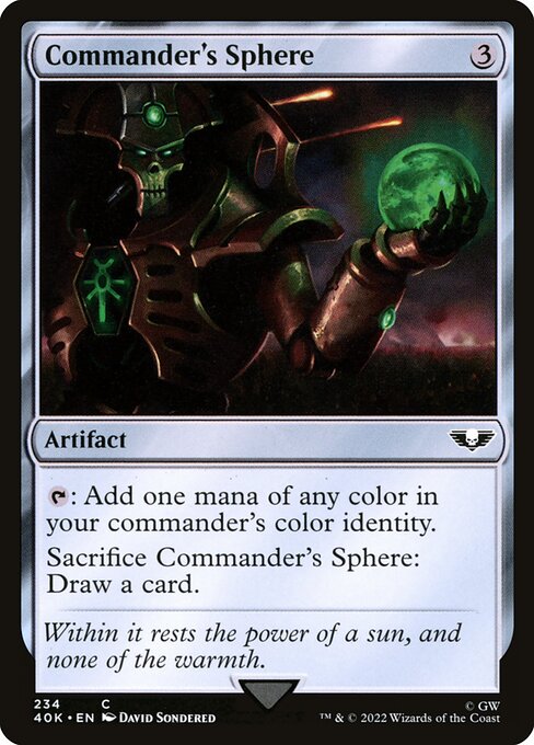 Commander's Sphere front