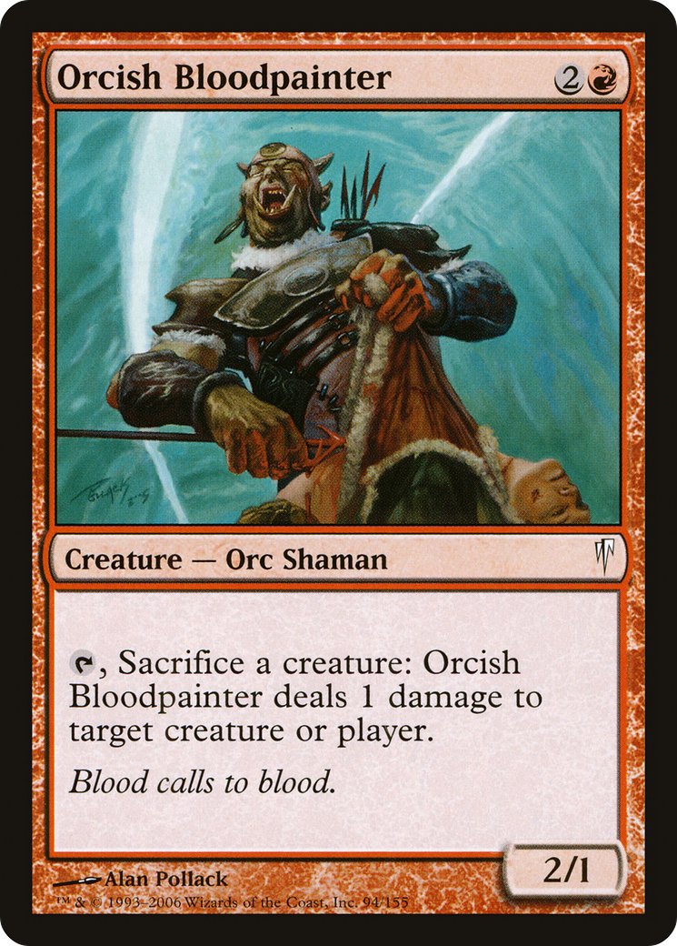 Orcish Bloodpainter (CSP) 94 - WZRD TCG