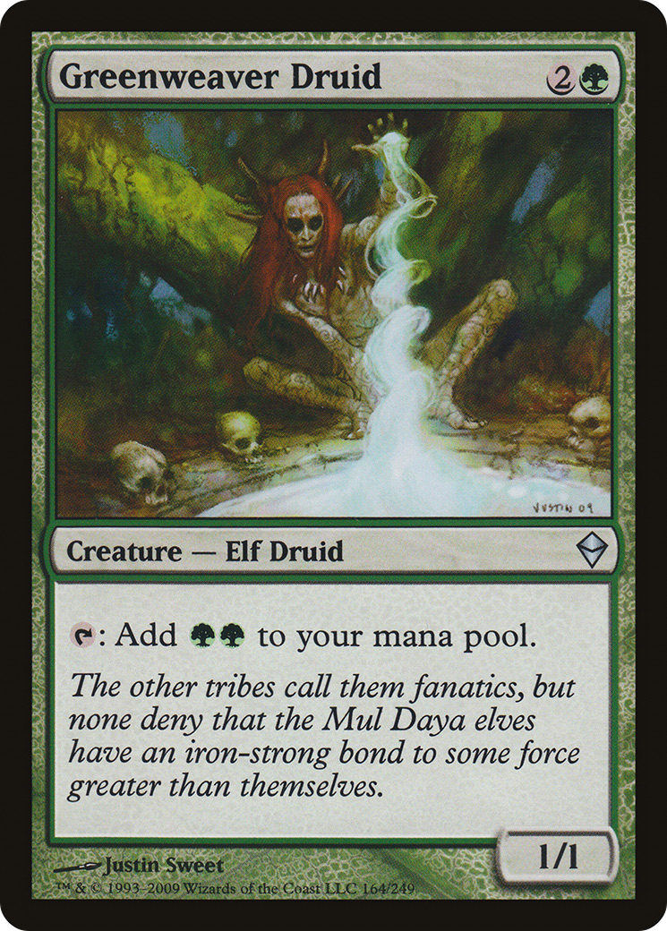 Greenweaver Druid (ZEN) 164 - WZRD TCG