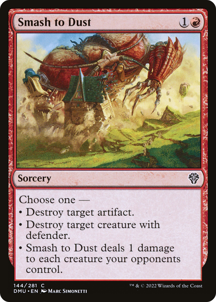 Smash to Dust (DMU) 144 - WZRD TCG