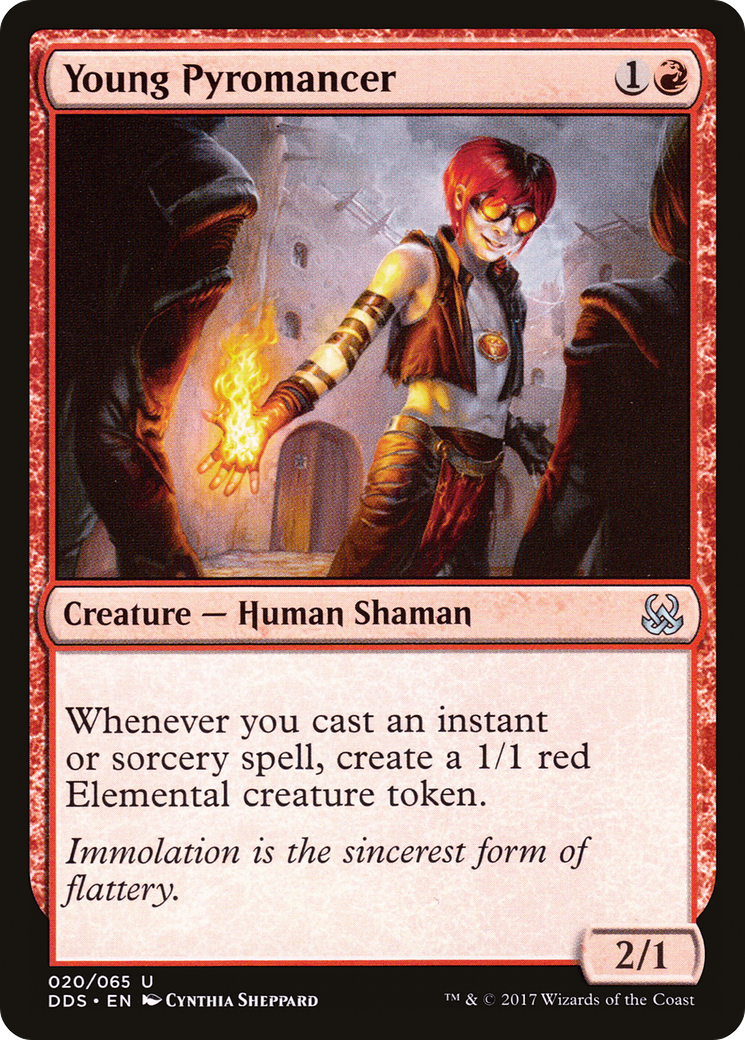 Young Pyromancer (DDS) 20 - WZRD TCG