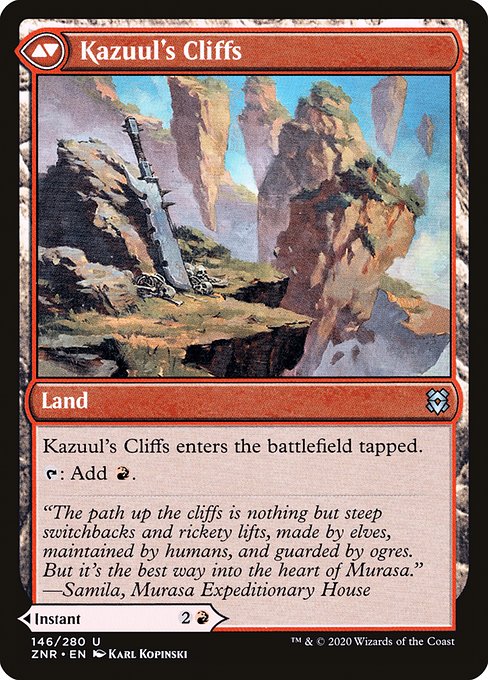 Kazuul's Fury // Kazuul's Cliffs (Back)