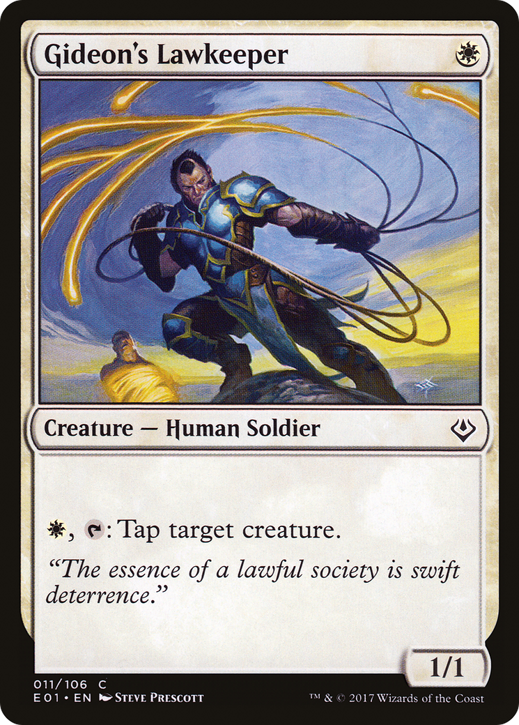 Gideon's Lawkeeper (E01) 11 - WZRD TCG