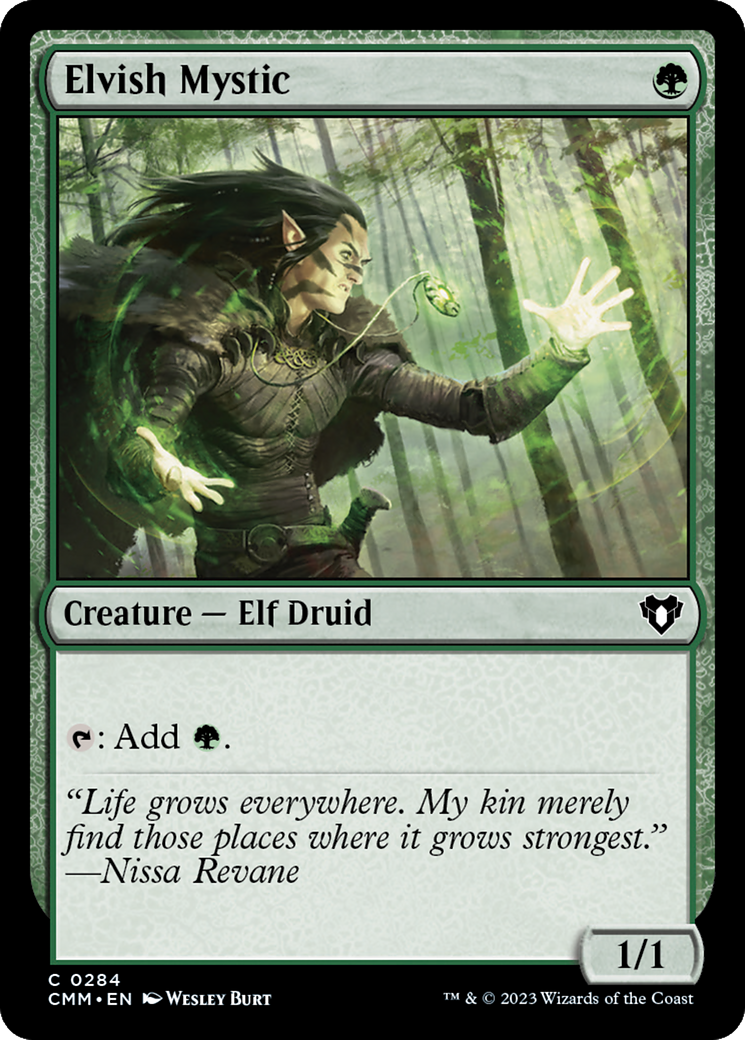 Elvish Mystic (CMM) 284 - WZRD TCG