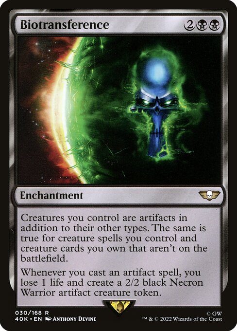 Biotransference front