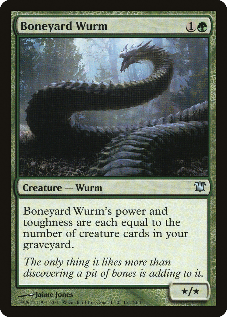 Boneyard Wurm (ISD) 171 - WZRD TCG