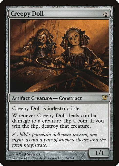 Creepy Doll front