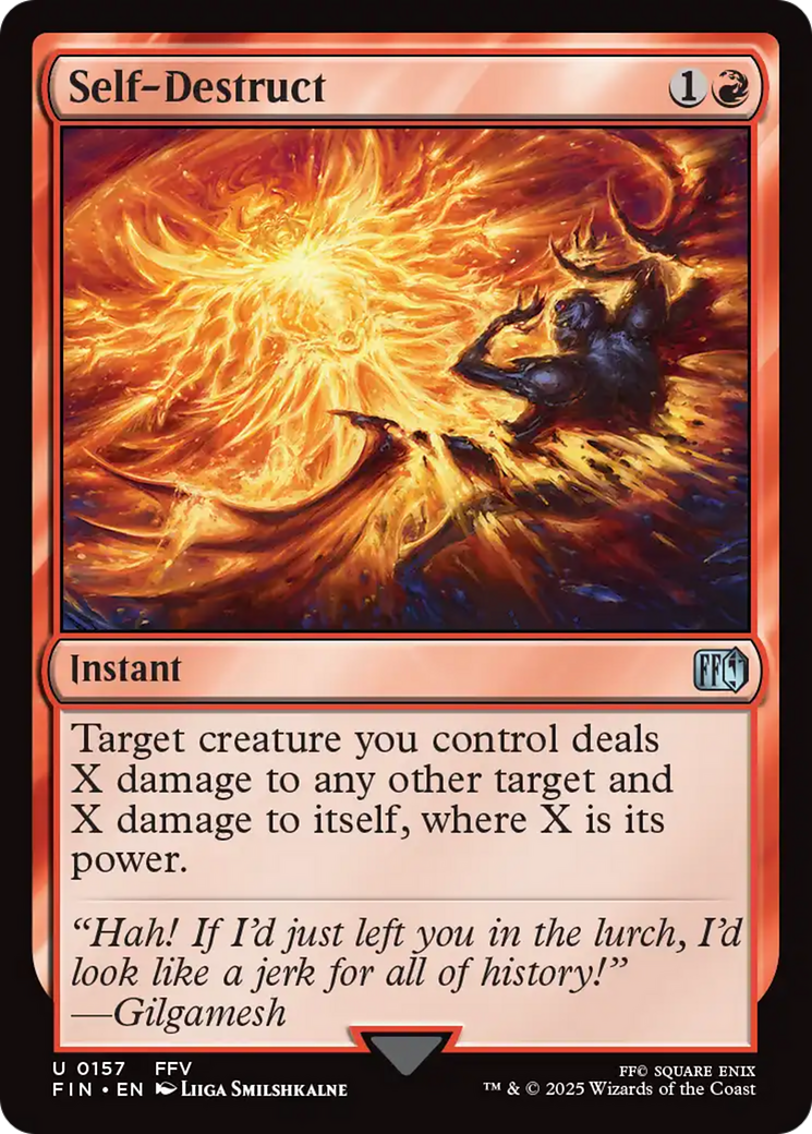 Self-Destruct (FIN) 157