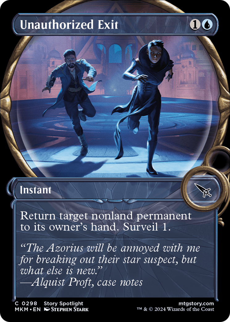 Unauthorized Exit (MKM) 298 - WZRD TCG