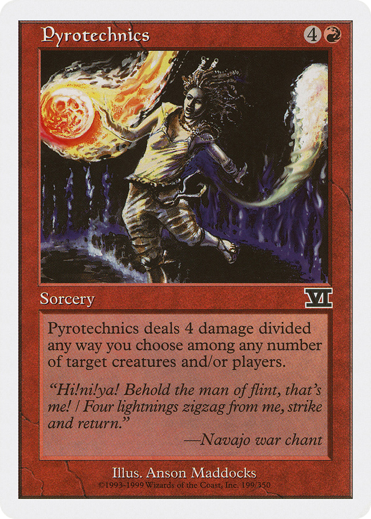 Pyrotechnics (6ED) 199 - WZRD TCG