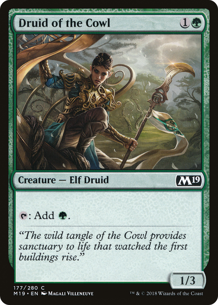 Druid of the Cowl (M19) 177 - WZRD TCG