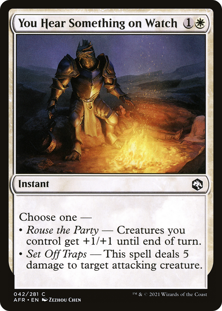 You Hear Something on Watch (AFR) 42 - WZRD TCG