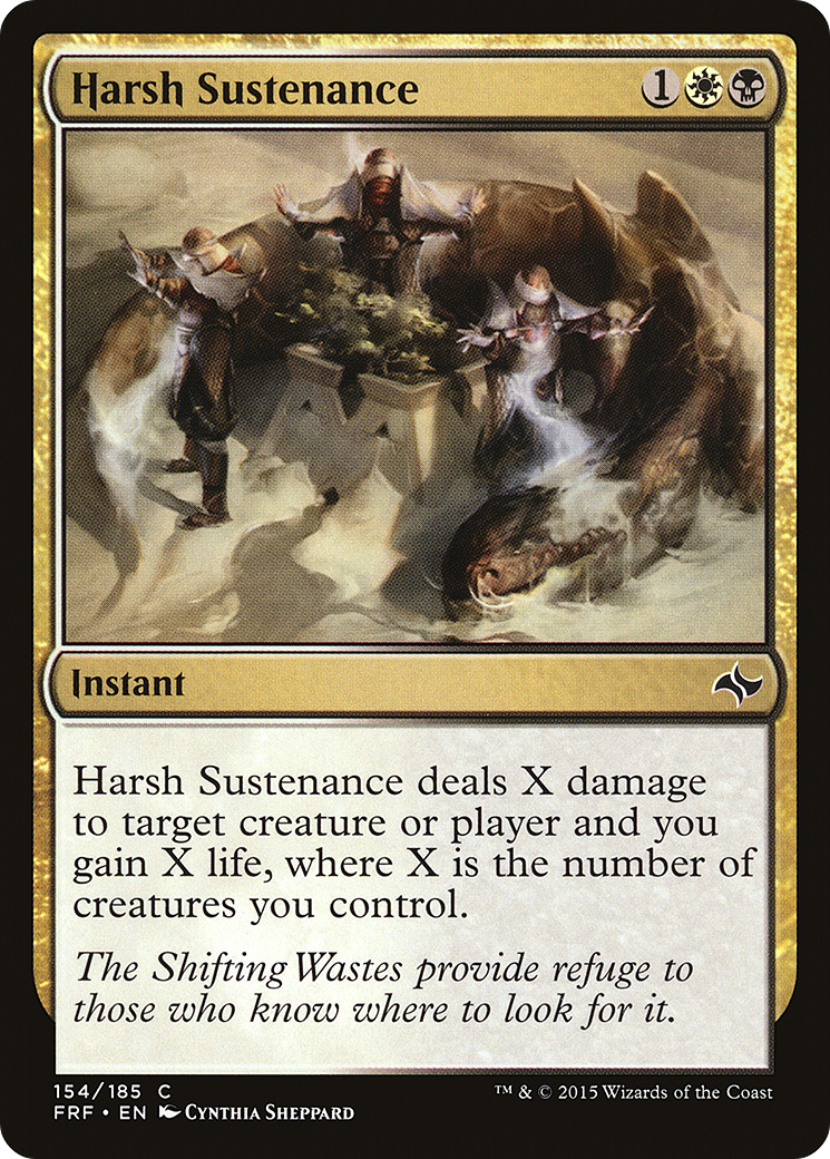 Harsh Sustenance (FRF) 154 - WZRD TCG