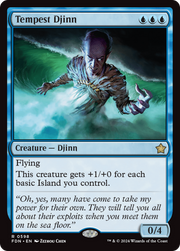 Tempest Djinn (FDN) 598 - WZRD TCG