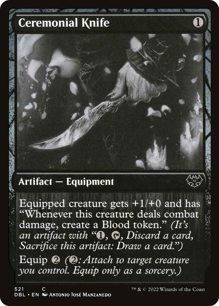 Ceremonial Knife (DBL) 521 - WZRD TCG