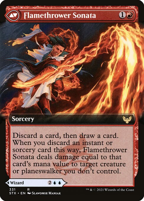 Torrent Sculptor // Flamethrower Sonata (Back)