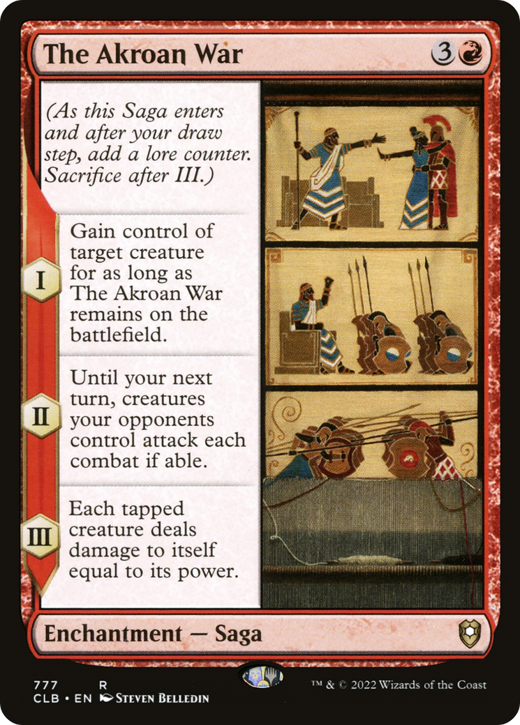 The Akroan War (CLB) 777 - WZRD TCG