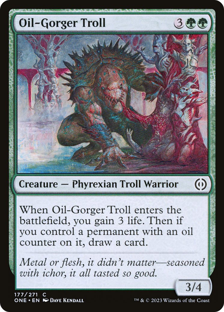 Oil-Gorger Troll (ONE) 177 - WZRD TCG