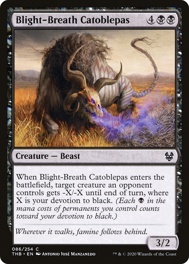 Blight-Breath Catoblepas (THB) 86 - WZRD TCG