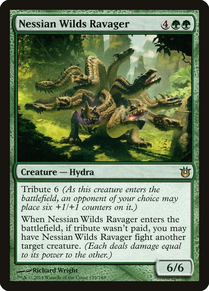 Nessian Wilds Ravager, BNG, 129, NM, Foil