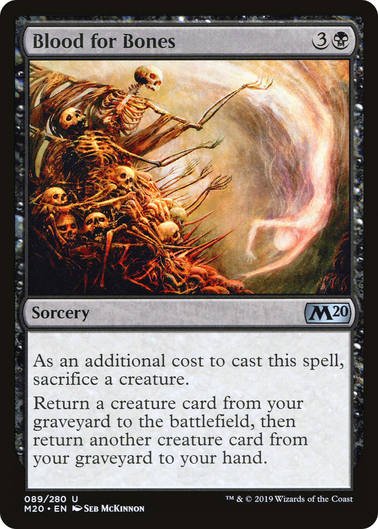 Blood for Bones (M20) 89 - WZRD TCG
