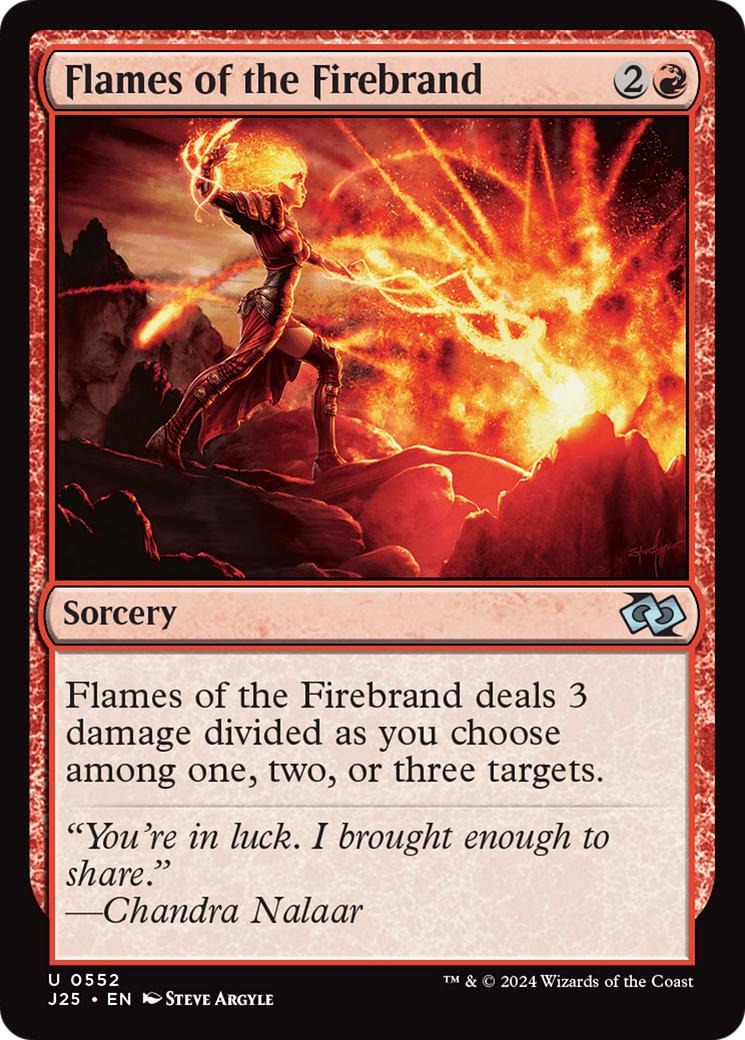 Flames of the Firebrand (J25) 552 - WZRD TCG
