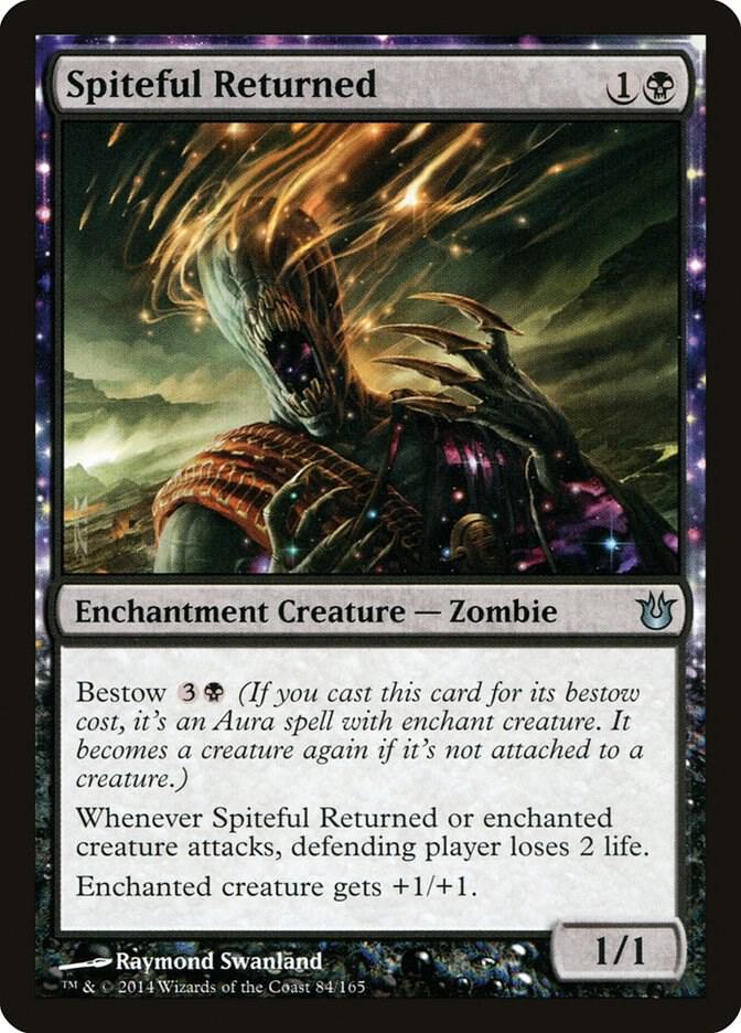 Spiteful Returned, BNG, 84, NM, Foil