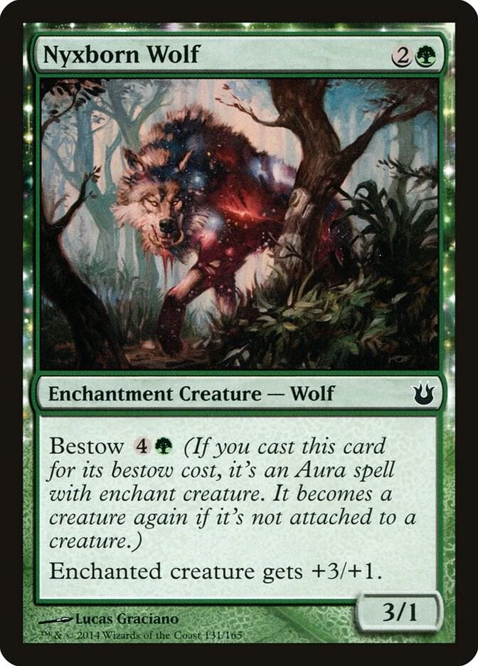 Nyxborn Wolf, BNG, 131, NM, Foil