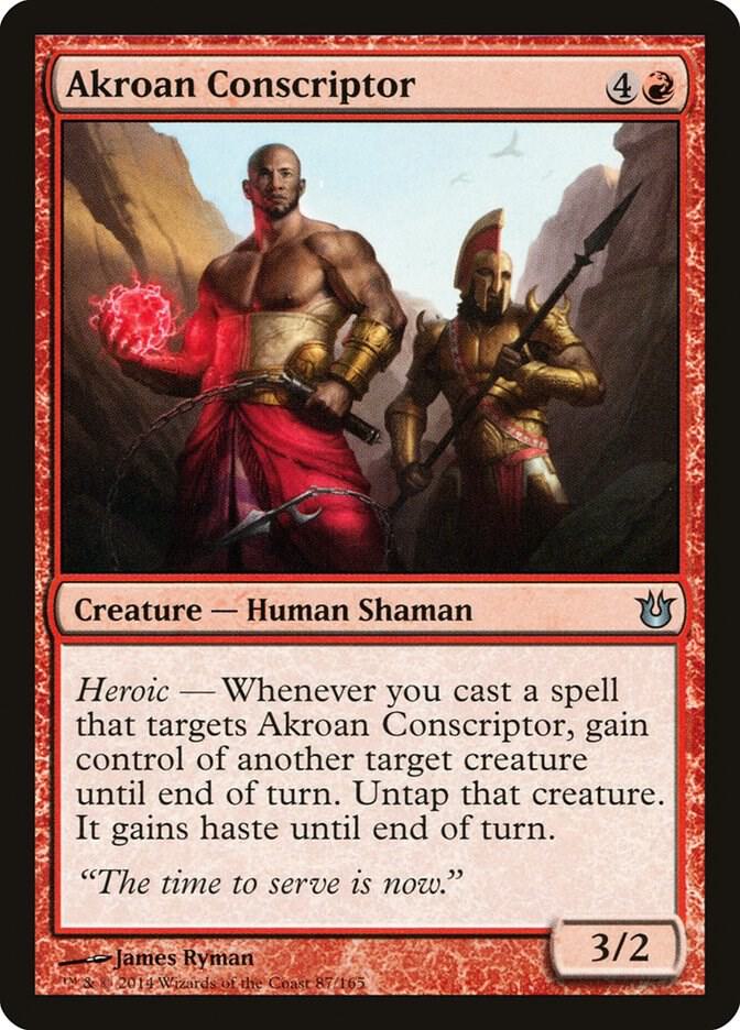 Akroan Conscriptor, BNG, 87, NM, Foil