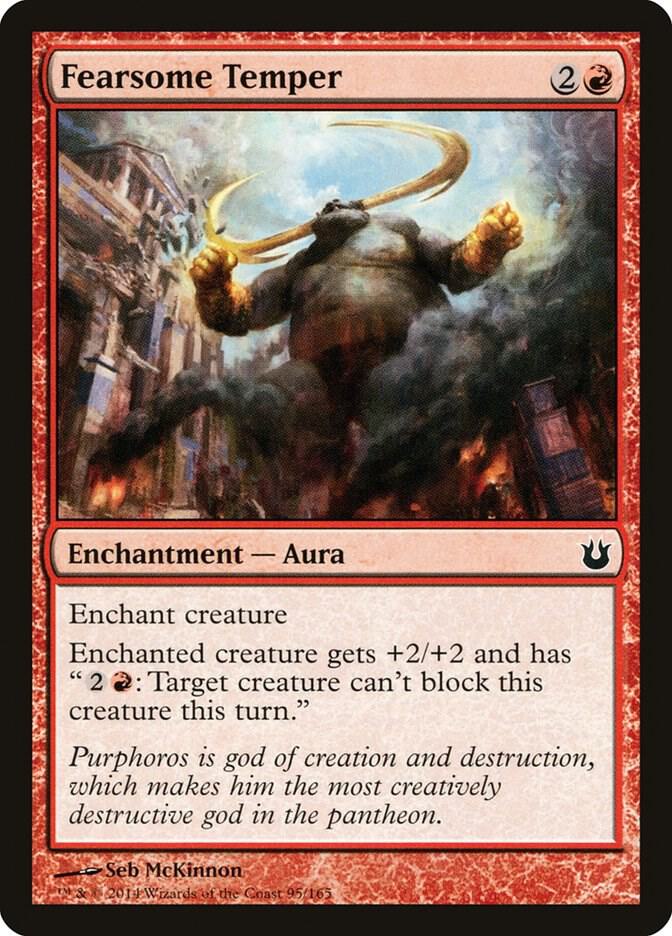 Fearsome Temper, BNG, 95, NM, Foil