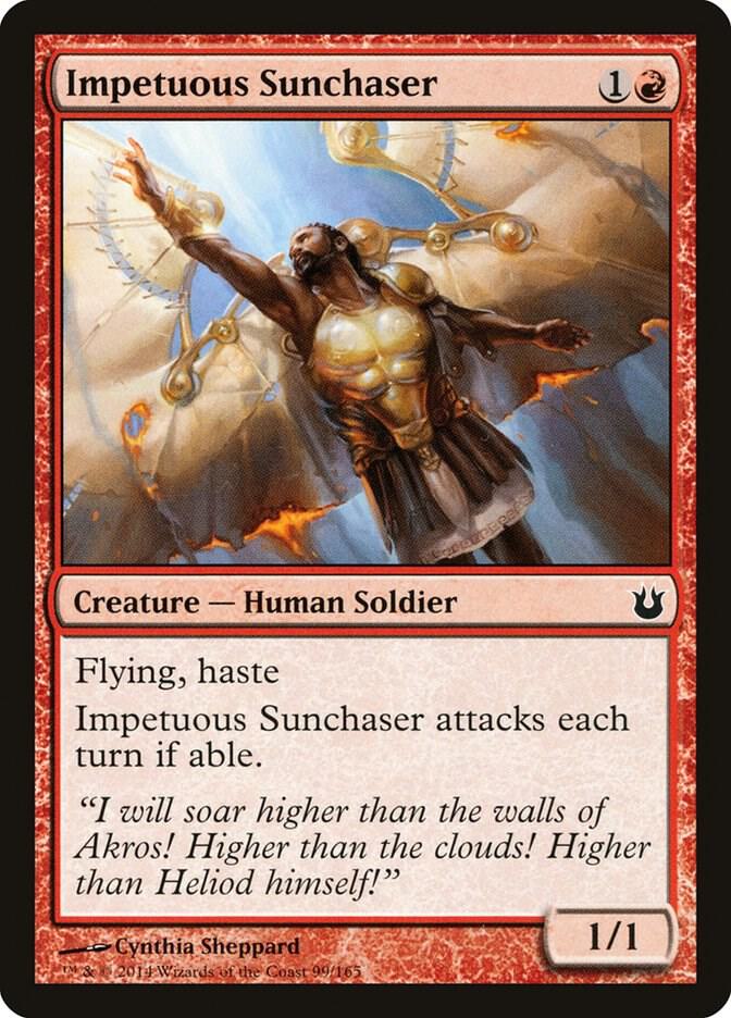 Impetuous Sunchaser, BNG, 99, NM, Foil