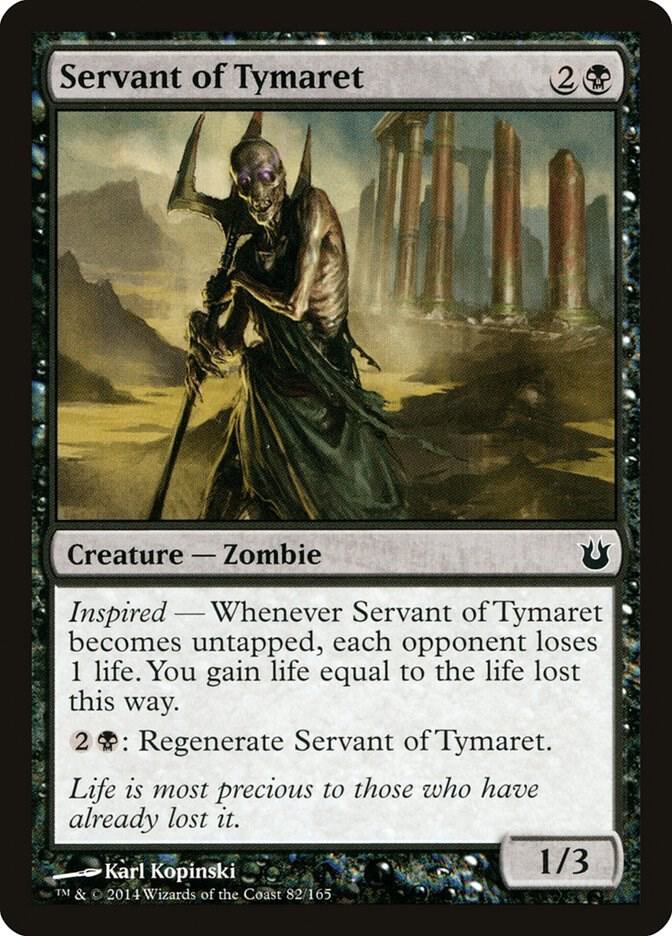 Servant of Tymaret, BNG, 82, NM, Foil