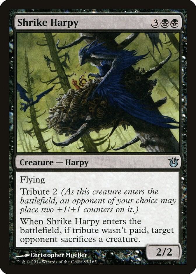 Shrike Harpy, BNG, 83, NM, Foil